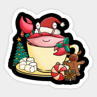 Cute and Lovely Animals with Christmas Vibes Sticker